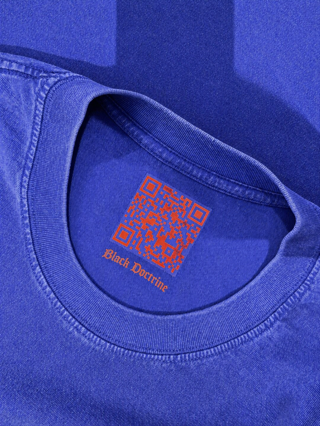 Oversized Acid Wash T-Shirt - Storm Blue