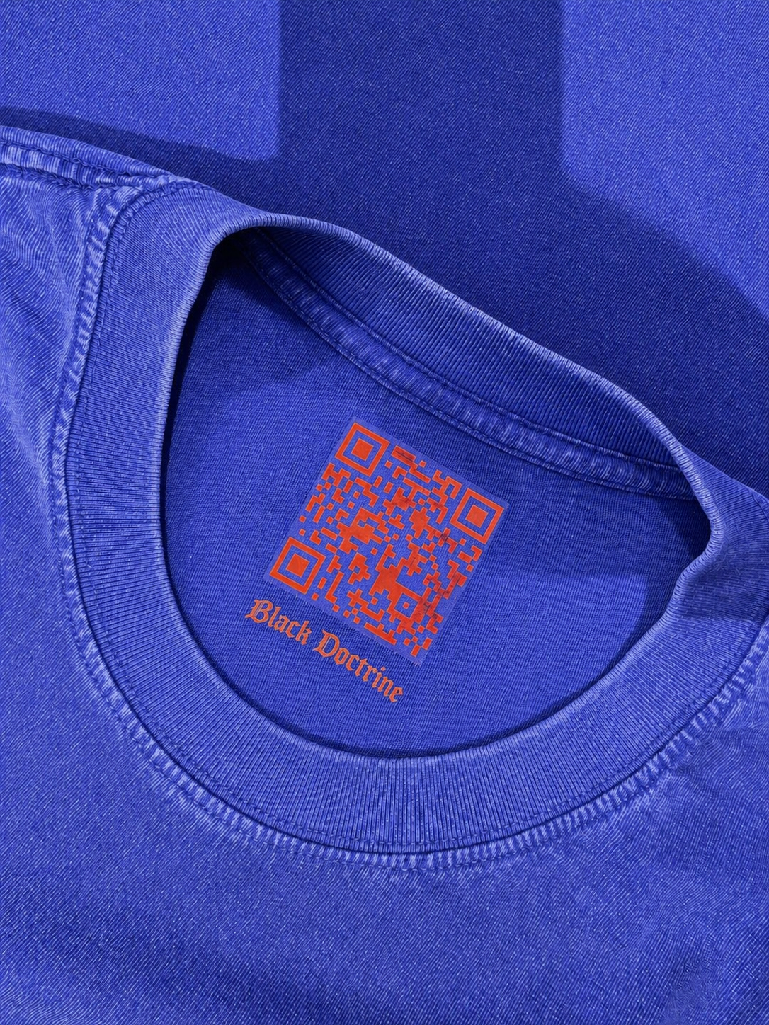 Oversized Acid Wash T-Shirt - Storm Blue