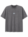 Oversized Acid Wash T-Shirt - Muted Onyx