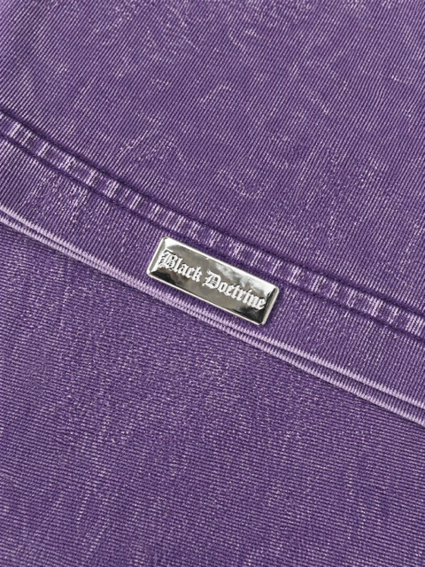 Oversized Acid Wash T-Shirt - Vintage Violet