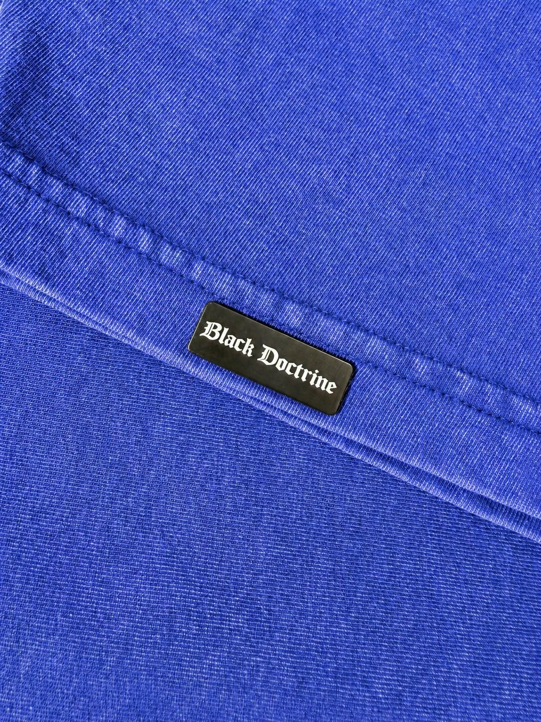 Oversized Acid Wash T-Shirt - Storm Blue