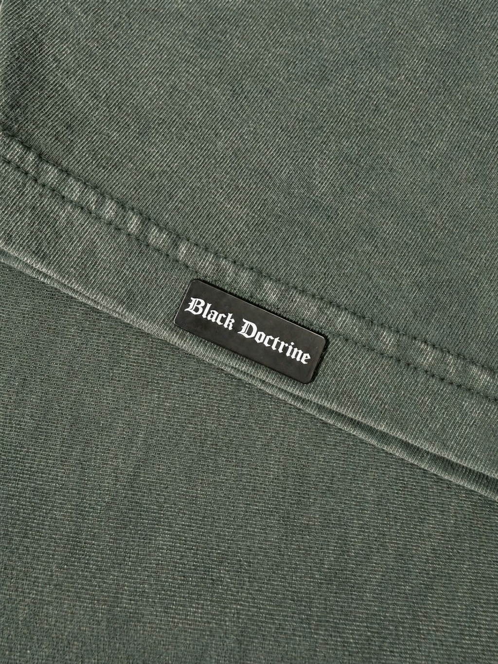 Oversized Acid Wash T-Shirt - Army Green